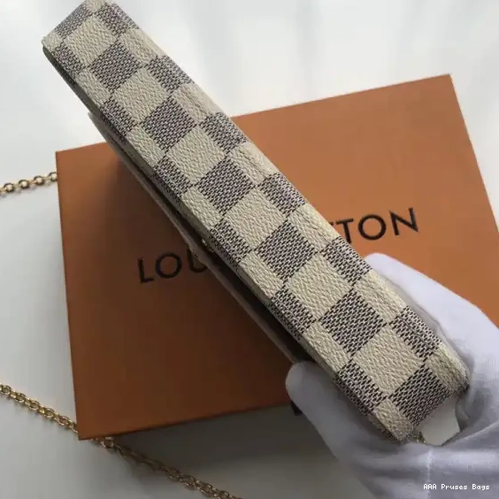 AAA Pruses Bags Vuitton Damier Pochette Louis N63106 Bag Felicie 0701